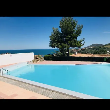 La Kabana - Avec Parking, Piscine, Balcon Vue Et Climatisation A 500 M A Pied Des Plages Et Du Centre * קוליור